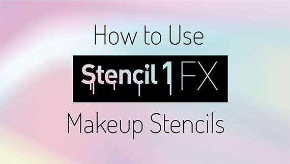 How to use makeup stencils