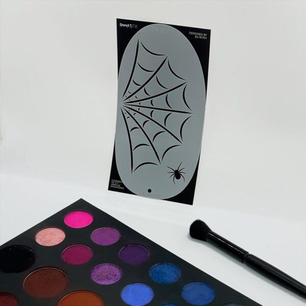 spiderweb stencil for makeup