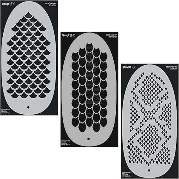 Scales makeup stencils